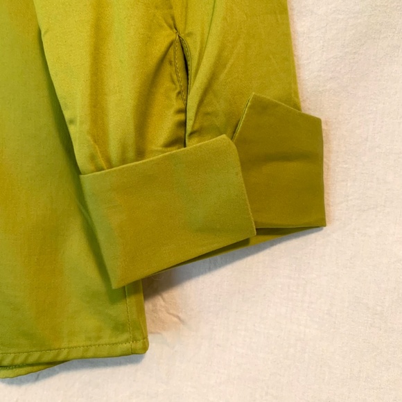 Banana Republic V-Neck Stretch Cotton Button Up Blouse Size Small - Picture 7 of 8